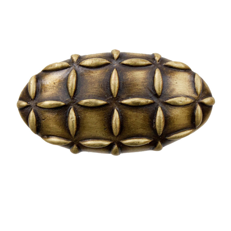 Oval Knob, Brass