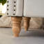 Banc de rangement avec repose-pieds