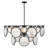 Nala 15-Light Two-Tier Drum Chandelier w/ Multi-Faceted Optic Crystal Glass-84742406