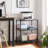 3 Tier Printer Stand, Printer Table With Wheels, Rolling Printer Cart, Printer Desk With Metal Frame For Home Office, 22 X 18.1 X 26.8 Inches-108990618-108990617