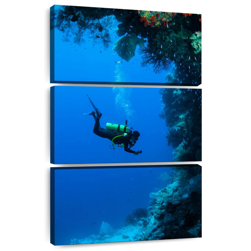 Sireci Indonesia Underwater Diving, 50" H x 32" W