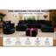 7 Seater Velvet Sectional-134917550