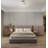 Devonna 12.75 In. 1 Light Integrated LED Matte Gray And Gold Transitional Flush Mount With Gray Metal Shade