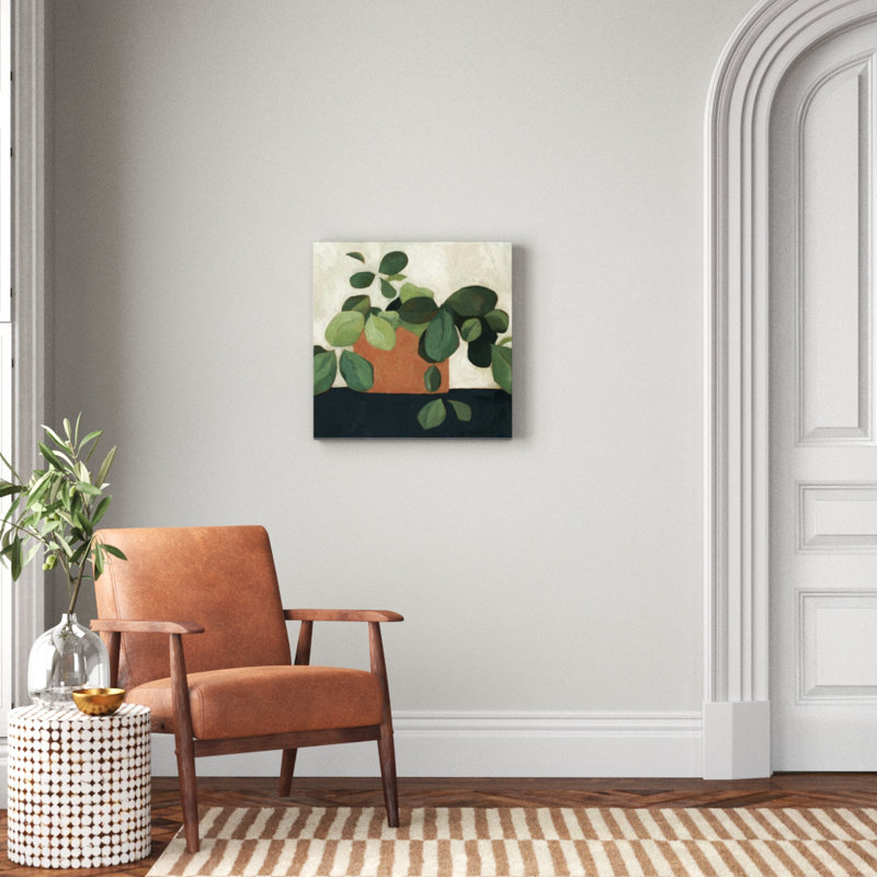 Jade Hoya II - reproduction d'art sur toile, H 24 po x l 24 po x P 1,5 po, Toile tendue