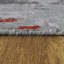 Hand Knotted Premium Quality Abstract Grey Silk & Wool Rectangle Indoor Area Rugs-62918319
