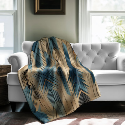 Rustic Detail - 1 Piece Premium Sherpa Blanket