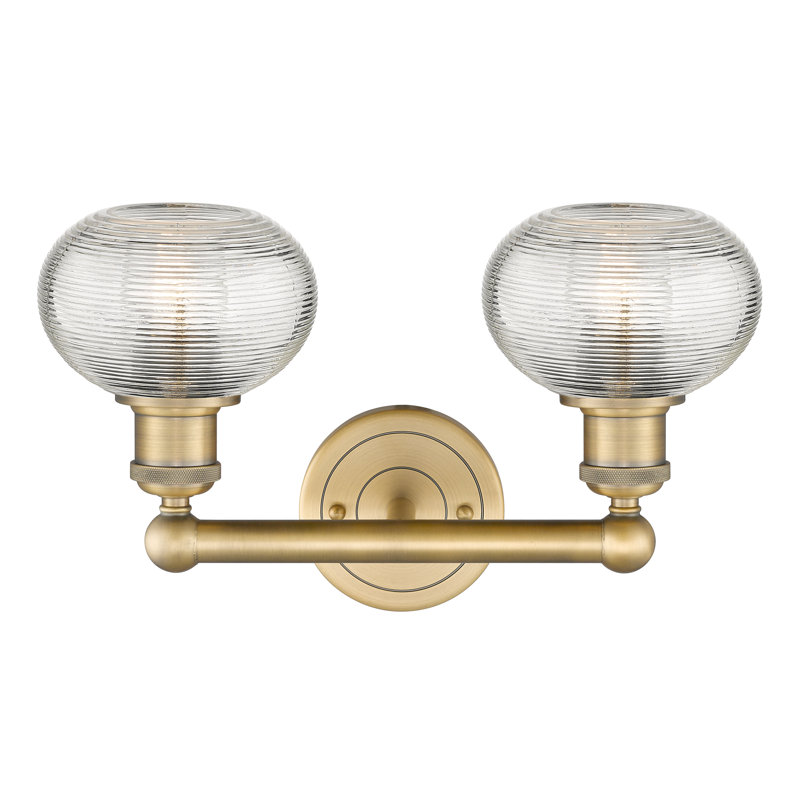 Abat-jour de salle de bain 15 po Edison Jerard, Laiton brossé