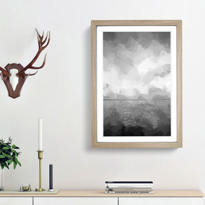Beach Horizon in Abstract - Picture Frame Photograph Print