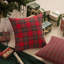 Paquet de 2 housses de coussin décoratives à carreaux écossais en tartan pour Noël-106488539-106488540-106488547