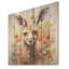 Portrait de fleurs de kangourou coloré - Animal kangourou sur bois-498073999
