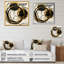 Art noir et or noir du Chaos II - Peinture abstraite, art mural-88539650-88539655