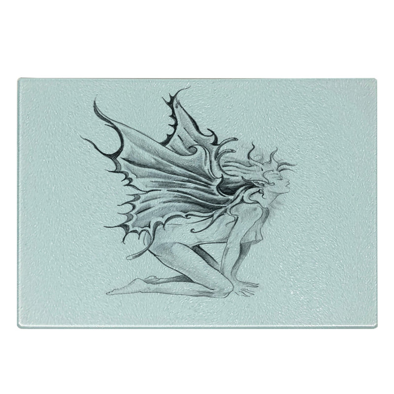 Planche à découper en verre trempé Ambesonne