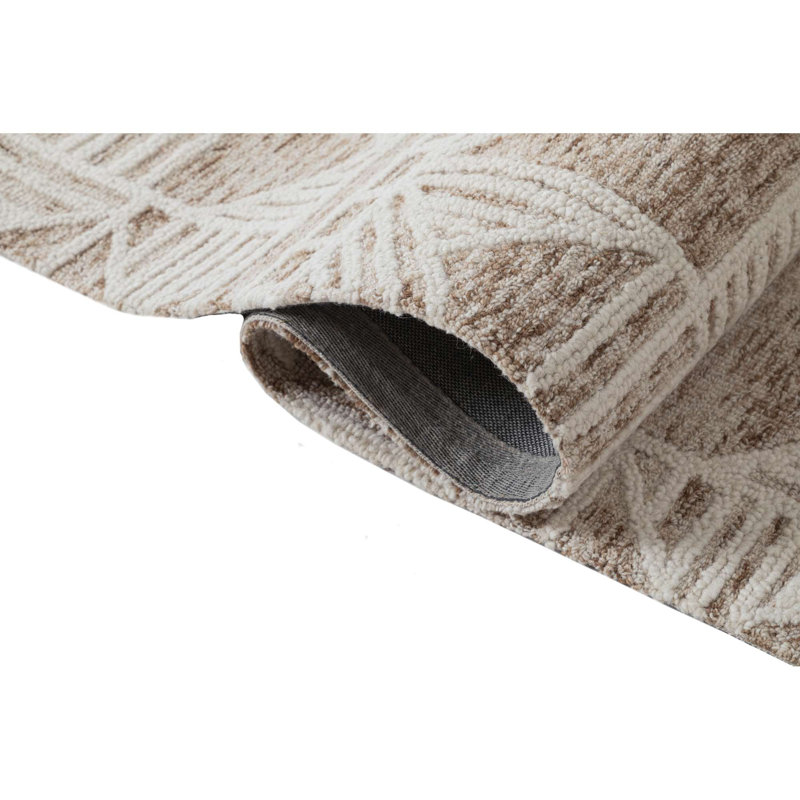 Tapis en laine touffeté à la main, Rectangle 5 pi x 7 pi 6 po