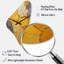 Vadell - Boomerang Shape Yellow Wall Clock - Unique Shape-148492505