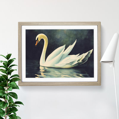Swan Watercolour Vol.4 - Single Picture Frame Painting