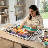 1500 Pieces Tilting & Rotating Puzzle Board with Drawers and Cover, 35"x27" Portable Spinning Plastic Jigsaw Puzzle Table , Upgraded Lazy Susan