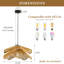 Luminaire suspendu en corde 1 lumière pour îlot de cuisine