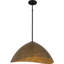 Luminaire suspendu noir mat 4 lumières Ariel