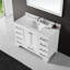 Base de meuble-lavabo simple 48 po Sheri seulement-185329310