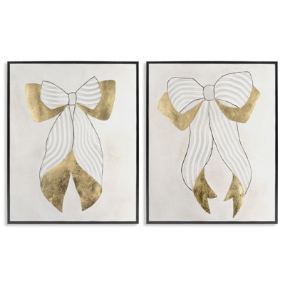 Ensemble de 2 giclées encadrées neutres et élégantes, par Vanna Lam