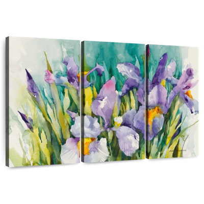 Harnek Blooming Purple Irises