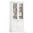 Hazeghi Double Glass Doors and Four Layers of Adjustable Shelving &Bookcase-1874907