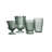 4'' H Glass Tabletop Votive Holder