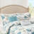 7 Piece Cotton Comforter For King Bed - With Printed Shells, Starfish, Corals & Luxurious Feel Size Coastal Print Of-117429639