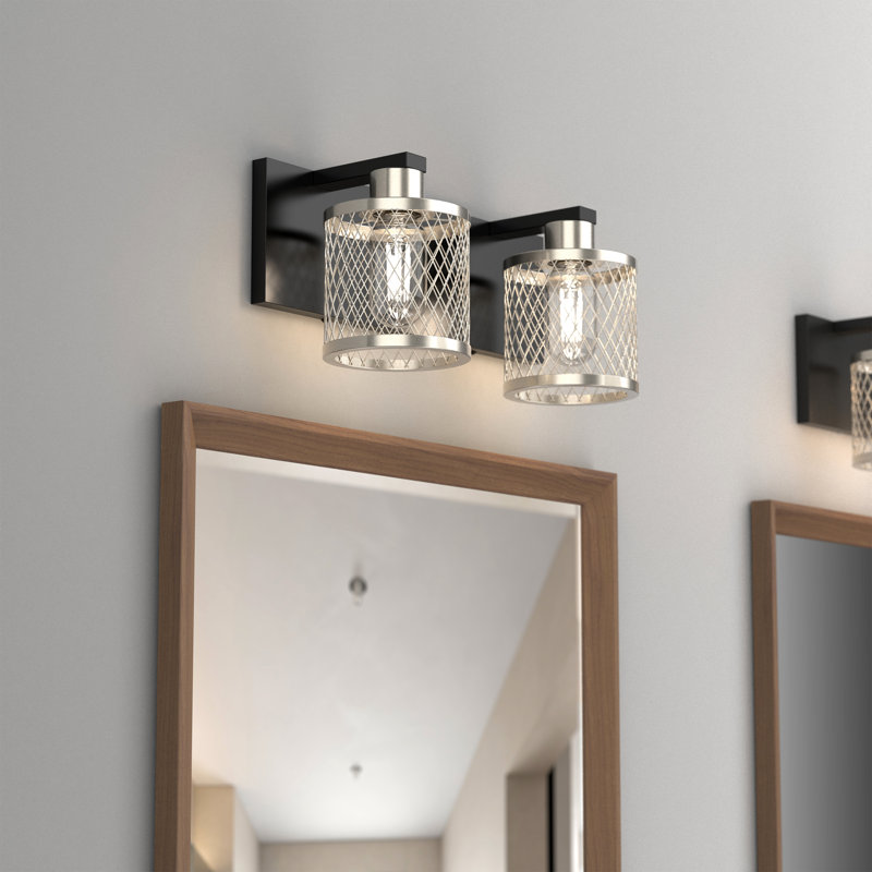 Koch 2 - Light Dimmable Vanity Light, Sand Nickel
