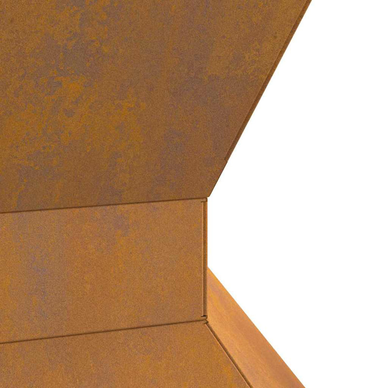 Modern Outdoor Fire Pit, Brown