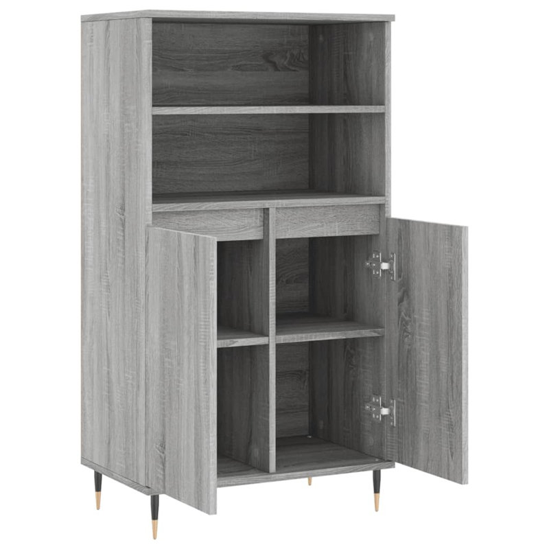 Asaro 60cm Sideboard, Grey Sonoma