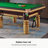 Modern High-End Design Solid Wood 9'Automatic ball return on a Pool Table