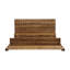 Élégant banc en bois avec support de rangement - entrée 68,38 po de haut x 37,91 po de large 17,56 po de profondeur organisez votre espace