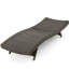 Chaise longue d'extérieur - Pe avec structure en aluminium, détails faits à la main, profondeur 79,25 po x l 27,04 po, hauteur 15,19 po, sans assemblage, fabriqué à la main, assemblage, P l