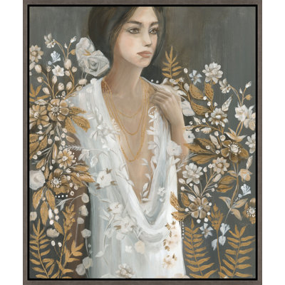 Intimacy with Flowers par Jacob Lincoln - Art mural encadré