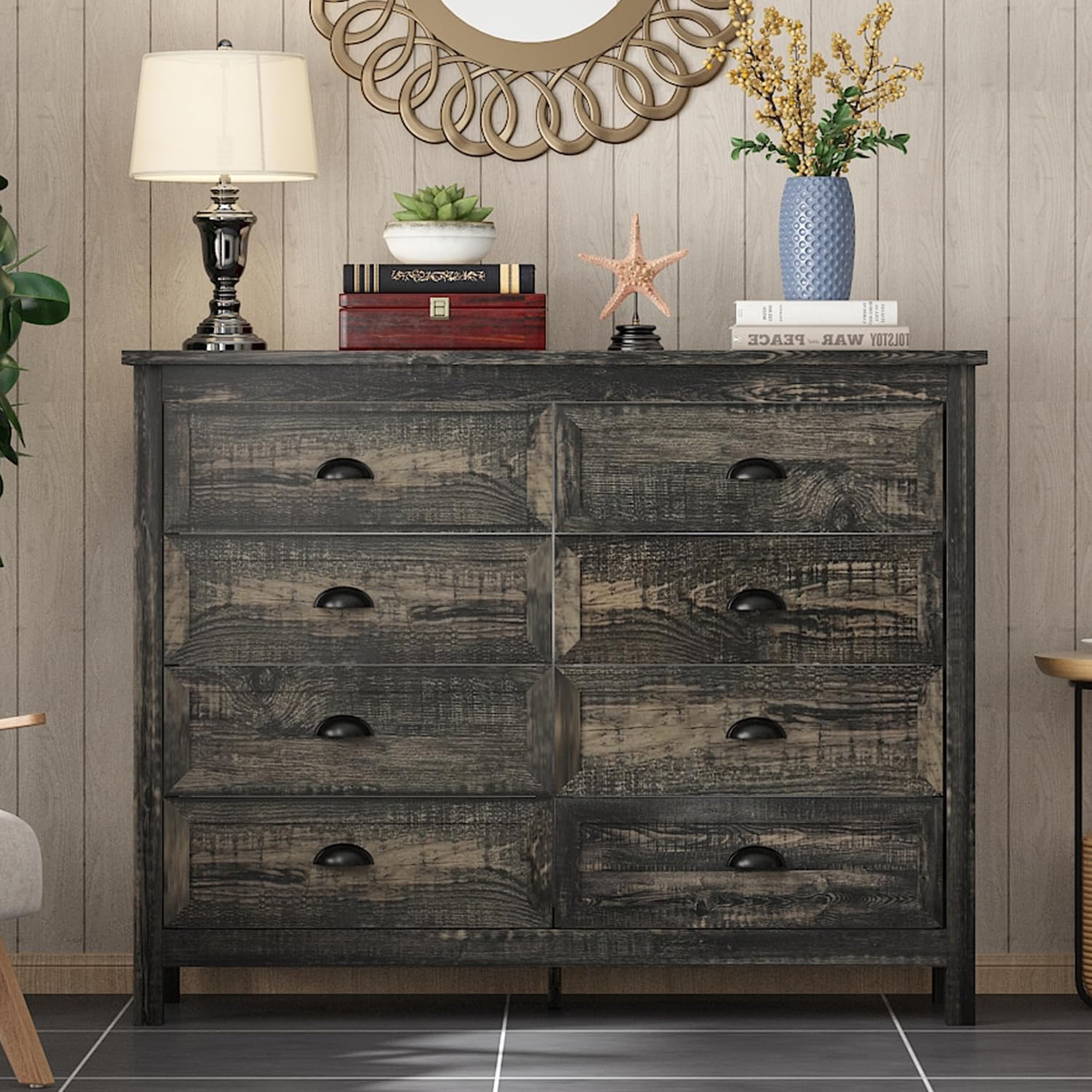 Millwood Pines 8 Drawer Dresser Wayfair