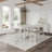 Leandru Solid Wood Base Dining Table