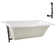 66" x 34" Acrylic Soaking Drop-In Bathtub, Drain Included