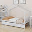 Lit en bois avec couchette-536255761