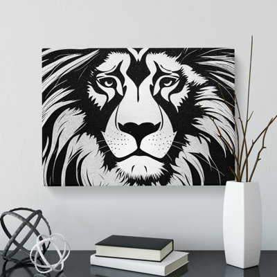 A Remarkable Lion - Wrapped Canvas
