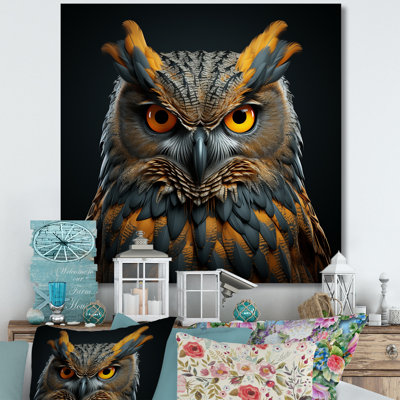 " Owl Expressionist Gaze "