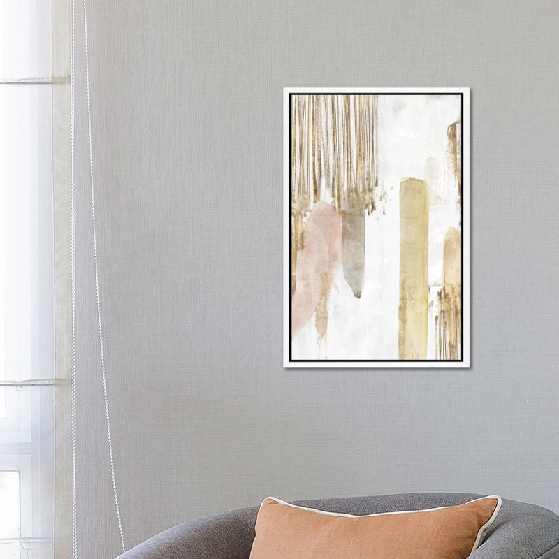 Band Of Gold I by Isabelle Z - Print on Canvas, White Framed, 66.04 cm H x 45.72 cm W