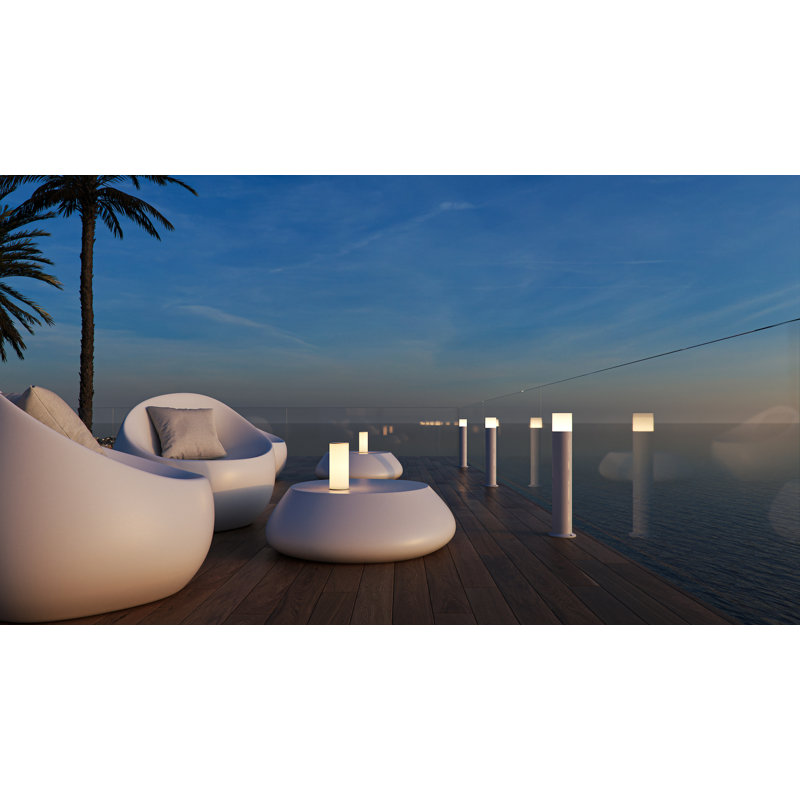 60cm LED Column Floor Lamp, Corten