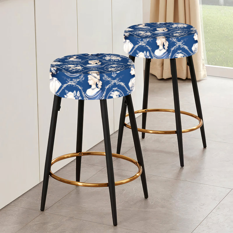 Ensemble de 2 tabourets de bar Cobalt