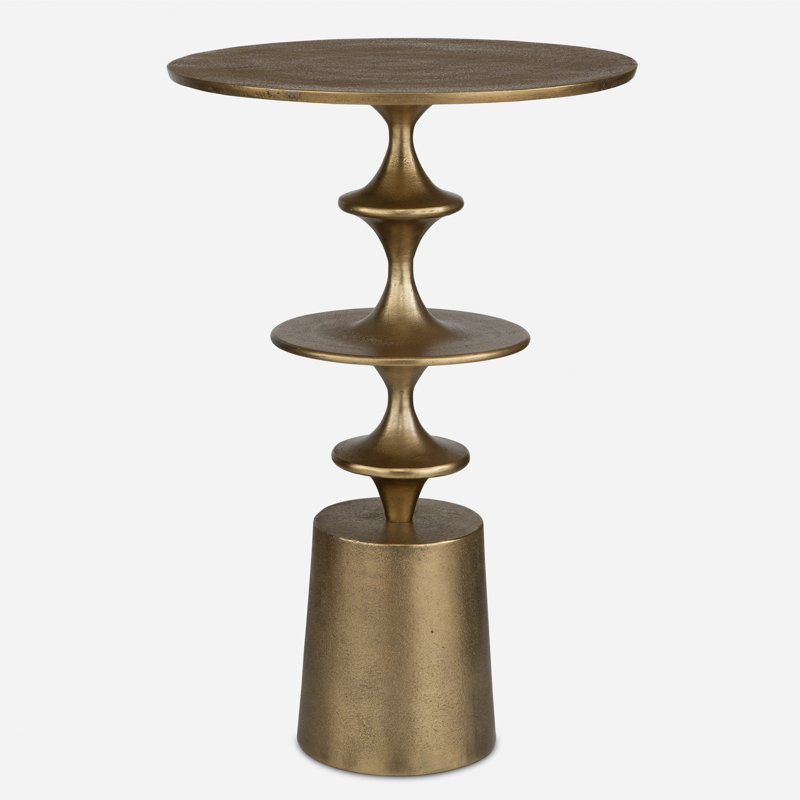 Table d'appoint en laiton Katalin
