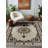 Stella Collection Digital Print Cotton-Polyester Beige Moroccan Rug-65075111