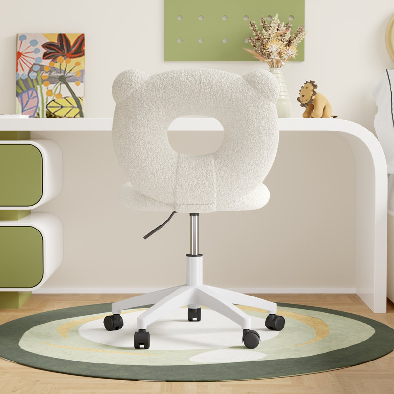 Cute & Cozy: la chaise de bureau adorable ultime pour votre espace de travail de rêve, Beige
