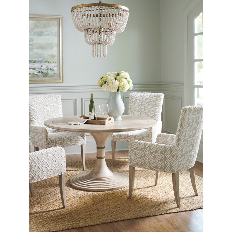 Malibu 5 - Piece Dining Set, Ivory, Light Beige