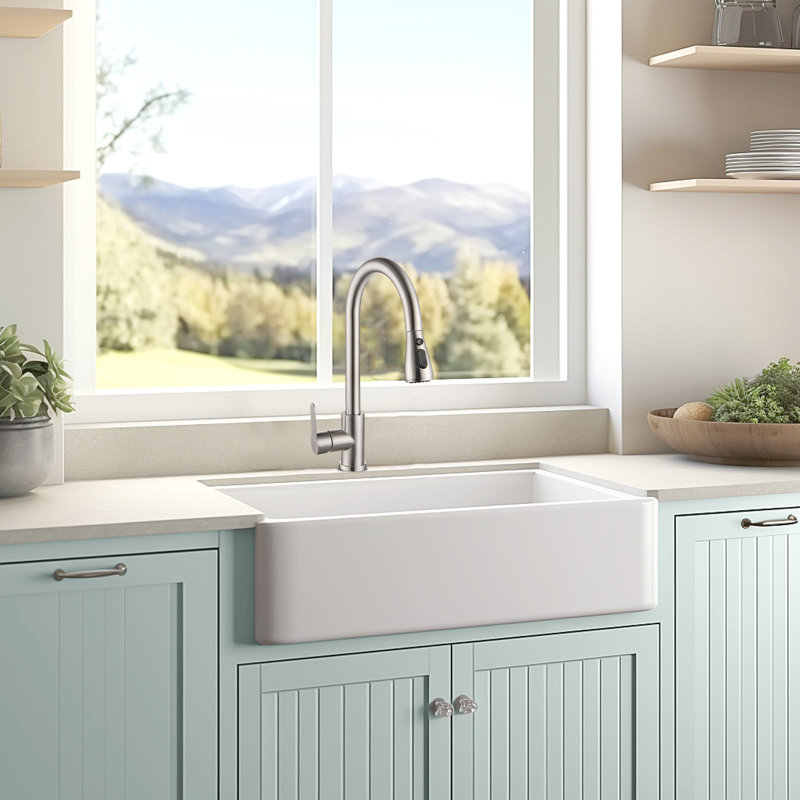 Cobbe Pull Down Kitchen Faucet, Brushed Nickel