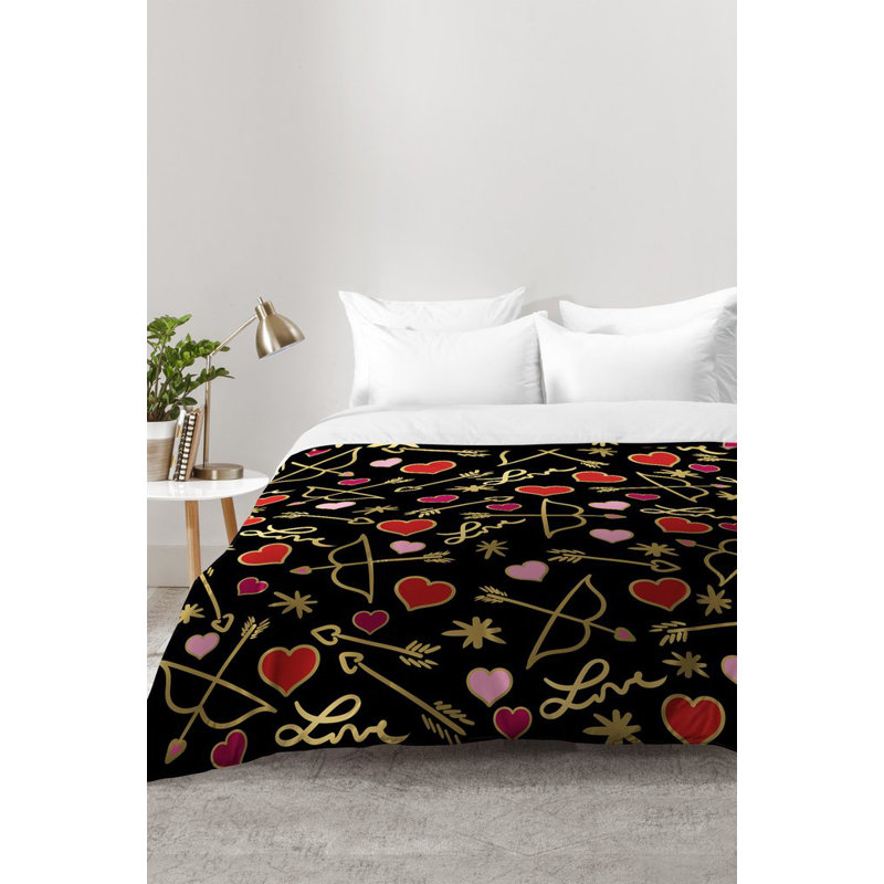Ensemble d'édredon Cupid Love, Édredon double / grand + 2 taies décoratives sta